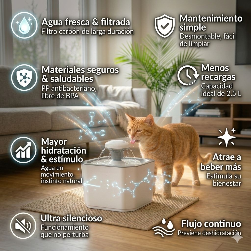 Fuente de Agua Automática 2.5 L